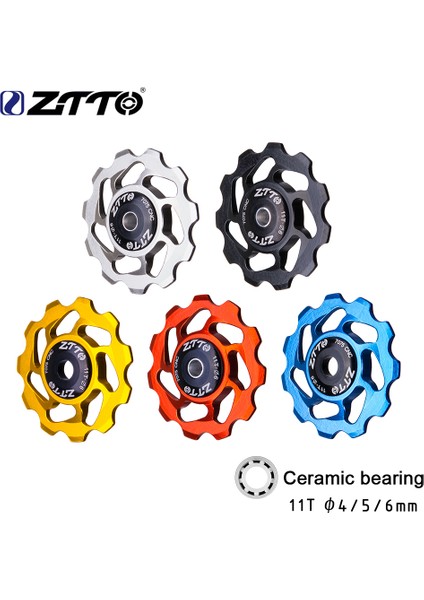 2 Adet Altın ​​tarzı Ztto 11T Mtb Bisiklet Arka Aktarıcı Kasnağı Seramik Rulmanlı Makara Alnc Yol Bisikleti Kılavuzu Rulosu Idareci (Yurt Dışından) fiyatları