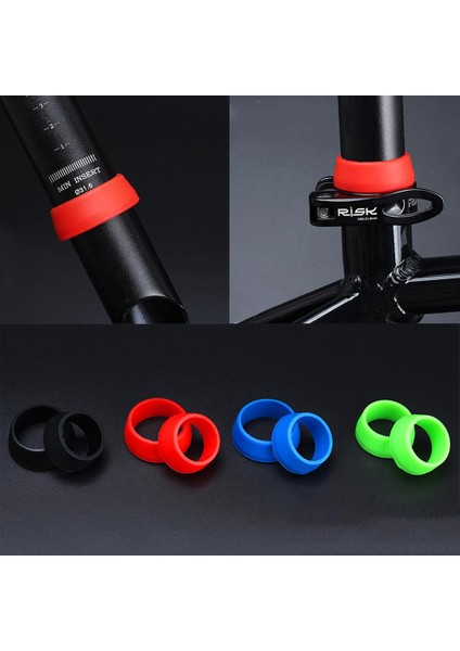 Siyah 30-35MM Stili Bisiklet Koltuk Gövde Halka Toz Kapağı Silikon Su Geçirmez Bisiklet Koltuk Direği Koruyucu Kılıf Bisiklet Aksesuarları Bicicleta Zadelpen (Yurt Dışından) modelleri
