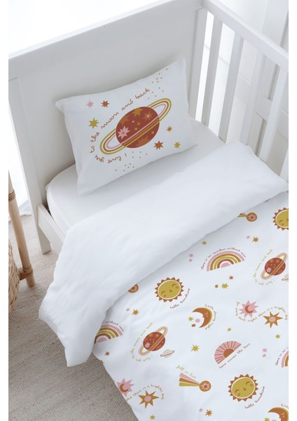 Bebek Boy Nevresim Takımı (100X150) - Iconic Serisi - Boho Galaxy modelleri
