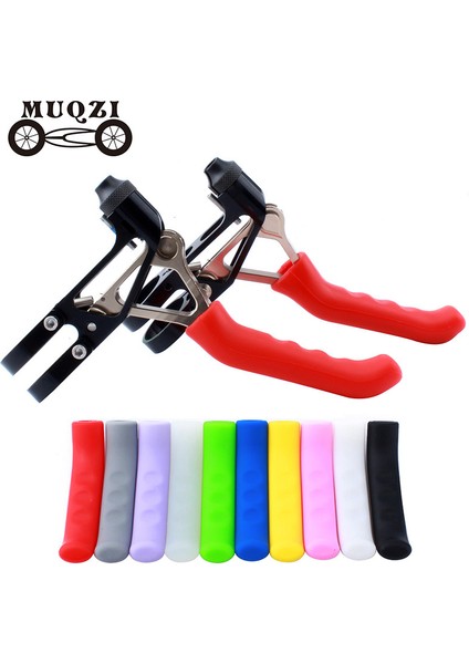Mor Tarzı Muqzı 1 Çift Bisiklet Fren Kolu Kılıfı Silikon Kapak Mtb Sabit Dişli Evrensel Tip Fren Kolu Koruma Kapağı Bisiklet Pedalı (Yurt Dışından)