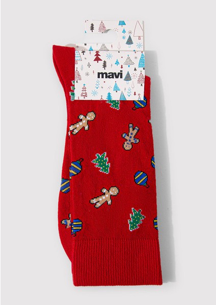 Yılbaşı Temalı Kırmızı ÇORAP0911662-32421 fiyatları