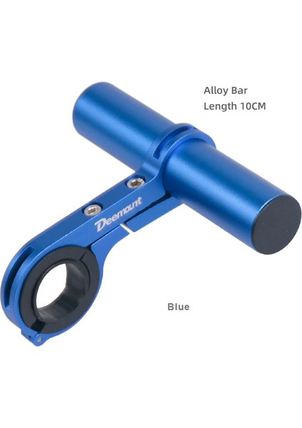 Mavi 10CM Stili Bisiklet Direği Uzatma Braketi Bisiklet Farı Montaj Çubuğu Bilgisayar Tutucu Lamba Destek Raf Alaşım Fiber Standı (Yurt Dışından)