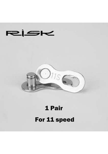 11 Hız Stili Için 1 Çift Risk 1 Çift Bisiklet Zinciri Hızlı Bağlantı Halkası Mtb Yol Bisikleti Bağlayıcı Ana Halka Eksik Hız Zinciri Için Hızlı Bağlayıcı (Yurt Dışından)
