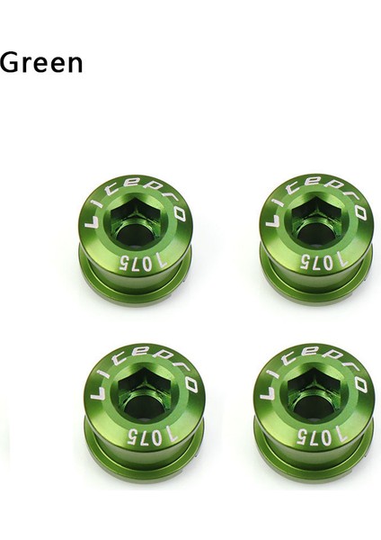 4 Adet Yeşil 6.5mm Tarzı Pcs Alaşımlı Bisiklet Tekerleği Mtb Zincirleme Civata Paslanmaz Çelik Kolu Vidalı Zincir Tekerlek Ekibi Parçaları Dağ Bisikleti Aksesuarları (Yurt Dışından)