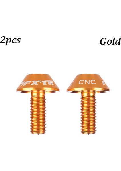 Altın Tarzı Renkli Alüminyum Alaşımlı Dağ Bisikleti Su Şişesi Tutucu Kafes Vida Civata Dayanıklı Bisiklet Aksesuarları (Yurt Dışından)
