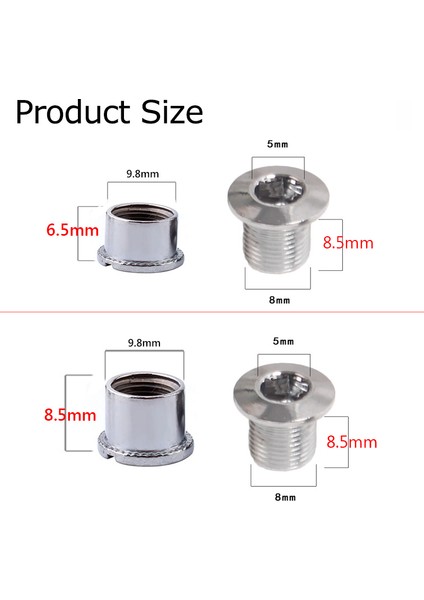 1pc 6.5 Renkli Stil Bisiklet Zincirliği Ekibi 6.5tb Zincirlik Civata Plakası Diş Plakası Vidaları Çelik Kolu Civataları Bisiklet Parçaları (Yurt Dışından) fiyatları