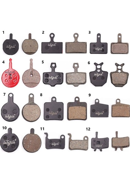 No.3 Tarzı Çoklu Stil Dağ ve Yol Bisiklet Parçaları Için Evrensel Mtb Dağ Bisikleti Fren Balataları Çifti Bisiklet Fren Diski (Yurt Dışından) indirimleri