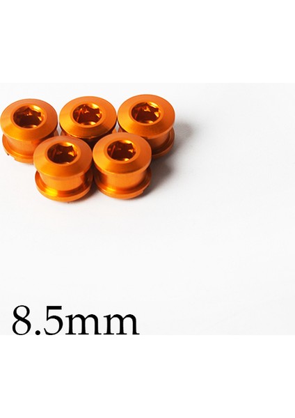 5pc 8.5mm-Altın Tarzı Bucklo Bisiklet Zincir Dişli Civataları Yol Mtb Tabla Vidaları Tek Çift Krank Civatalar Zincir Tekerleği Vidası Parça (Yurt Dışından)