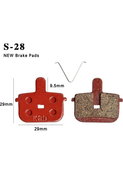 S28 Stili Hımo Z14 Z16 Z20 Bb Bb8 Bb7 Mtb Magura Bisiklet Bisiklet Bisiklet Disk Seramik Fren Pedleri Yarı Metalik Fren Pedleri (Yurt Dışından)