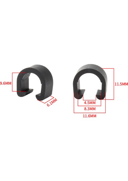 10 Adet Tarzı Muqzı Bisiklet C-Clips Fren Vites Kablo Kelepçesi Mtb Yol Bisikleti Kılıf Hortum Kılavuz Kelepçesi Kabloyu Toka (Yurt Dışından) fırsatları