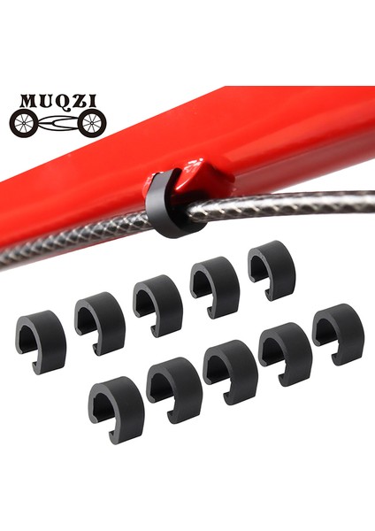 10 Adet Tarzı Muqzı Bisiklet C-Clips Fren Vites Kablo Kelepçesi Mtb Yol Bisikleti Kılıf Hortum Kılavuz Kelepçesi Kabloyu Toka (Yurt Dışından) indirimleri