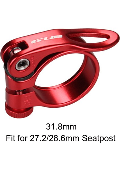 31.8 mm Kırmızı Stil Gub Bisiklet Koltuk Boru Kelepçesi Alüminyum Hafif Açılış Kilitleme Yol Bisikleti Mtb Dağ Bisikleti Koltuk Boru Kelepçesi (Yurt Dışından)