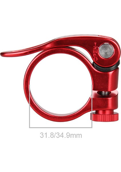 31.8 mm Kırmızı Stil Gub Bisiklet Koltuk Boru Kelepçesi Alüminyum Hafif Açılış Kilitleme Yol Bisikleti Mtb Dağ Bisikleti Koltuk Boru Kelepçesi (Yurt Dışından)