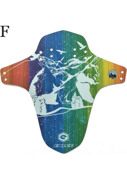 F Stili 1 Adet Mtb Dağ Yol Bisikleti Çamurluk Bisiklet Ön Arka Koruma Plakası 26.5cm Pp5 Malzeme Bisiklet Aksesuarları (Yurt Dışından)