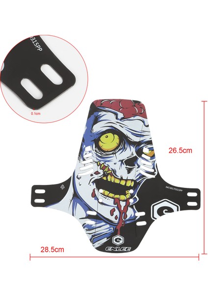 F Stili 1 Adet Mtb Dağ Yol Bisikleti Çamurluk Bisiklet Ön Arka Koruma Plakası 26.5cm Pp5 Malzeme Bisiklet Aksesuarları (Yurt Dışından) fırsatları