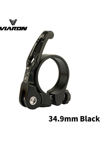 34,9 mm Siyah Stil Vıaron Mtb Bisiklet Sele Kelepçesi Hızlı Salıverme Ultrahafif Bisiklet Koltuk Gövdesi Montaj Bisiklet Aksesuarları Için (Yurt Dışından)