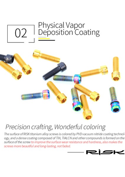 M6X18MM Siyah Stil Risk M6**20MM Titanyum Alaşımı Vida Disk Fren Takoz Klemensi Mtb Bisiklet Bisiklet Vidaları Kilit Civataları Yol (Yurt Dışından) fırsatları