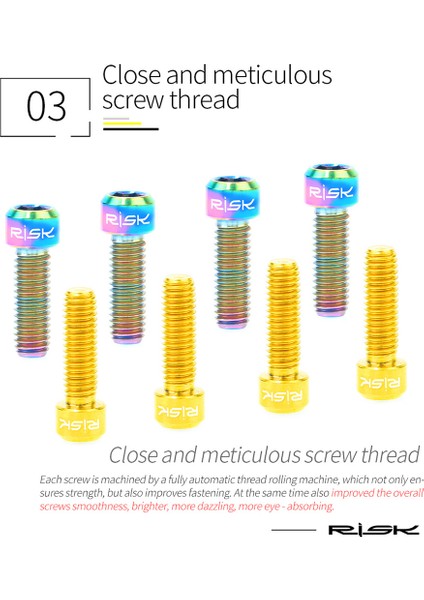 M6X18MM Siyah Stil Risk M6**20MM Titanyum Alaşımı Vida Disk Fren Takoz Klemensi Mtb Bisiklet Bisiklet Vidaları Kilit Civataları Yol (Yurt Dışından) indirimleri