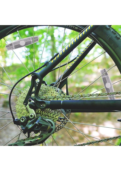 Turuncu Tarzı Faped Bisiklet Güvenlik Konuşma Yansıtıcı Mtb Bisiklet Tekerlek Jant Yansıtıcı Klipsleri Çelik Tel Lamba Uyarı Bantları (Yurt Dışından) fiyatları