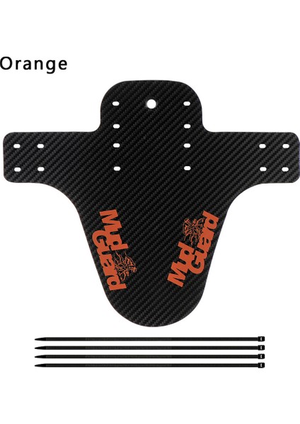 Turuncu Tarzı 1 Takım Dağ Bisikleti Renkli Çamurluk Ön Arka Çam Koruyucu Kanatlar Bisiklet Aksesuarları Yol Bisikleti Koruyucu Parçaları (Yurt Dışından)