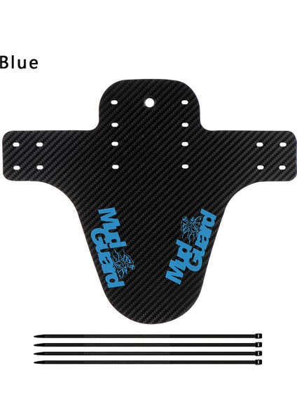 Mavi Stil Renkli Yağlı Lastik Bisiklet Çamurlukları Mtb Yol Ön Arka Koruma Dağ Bisikleti Çamurluk Karbon Fiber Bisiklet Tamir Aksesuarları (Yurt Dışından)