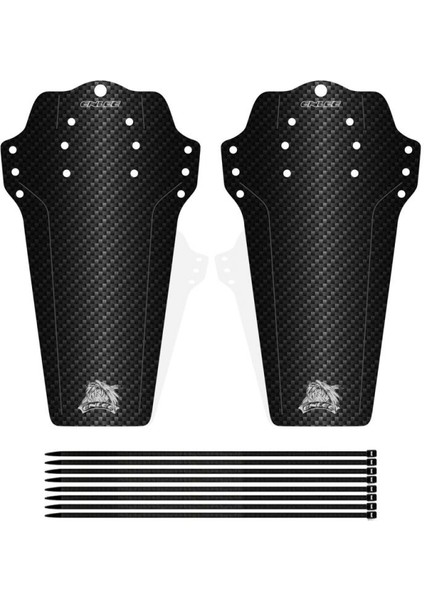 Type4 2 Adet Tarzı 2 Adet Dağ Bisikleti Çamur Kalkanı Karbon Fiber Renk Ön Arka Dh Downhill Evrensel Kalkan Mtb Yol Bisikleti Kanat Bisiklet Çamurluk (Yurt Dışından)