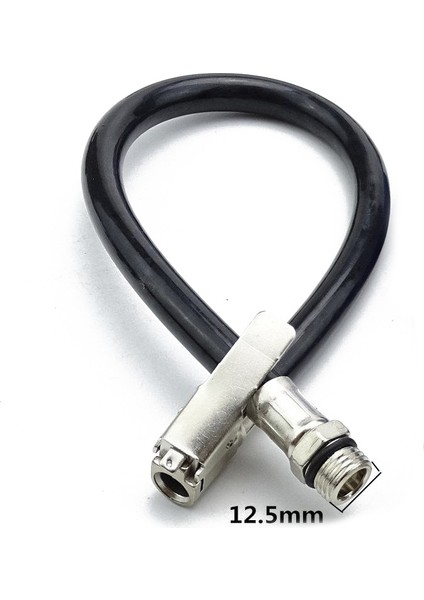 Siyah Stil Bisiklet Hava Kauçuk Hortum Bakır Kilit Klip Chuck Lastik Inflator Mavi Kendinden Kilitli Chuck Hava Kompresörü Lastik Hortumu Için Bisikletler (Yurt Dışından)