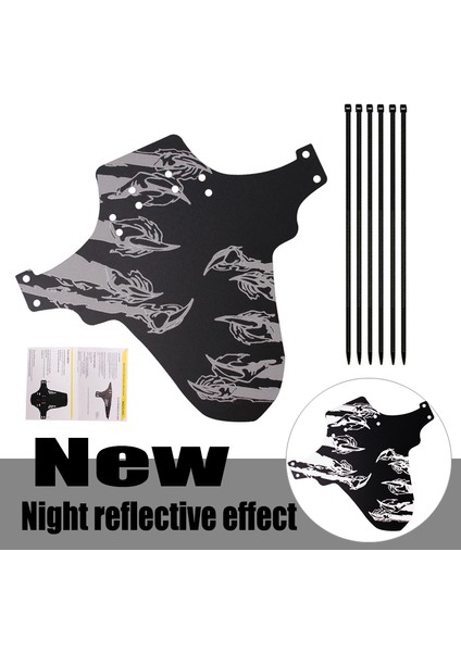 Yeni Çamurluk Stili Renkli Ön/arka Lastik Tekerlek Çamurluk Karbon Fiber Mudguard Mtb Dağ Bisikleti Yol Bisikleti Sabit Dişli (Yurt Dışından)