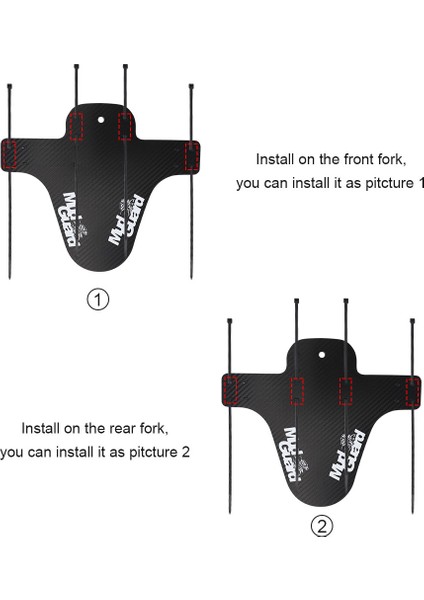 Yeni Çamurluk Stili Renkli Ön/arka Lastik Tekerlek Çamurluk Karbon Fiber Mudguard Mtb Dağ Bisikleti Yol Bisikleti Sabit Dişli (Yurt Dışından) modelleri