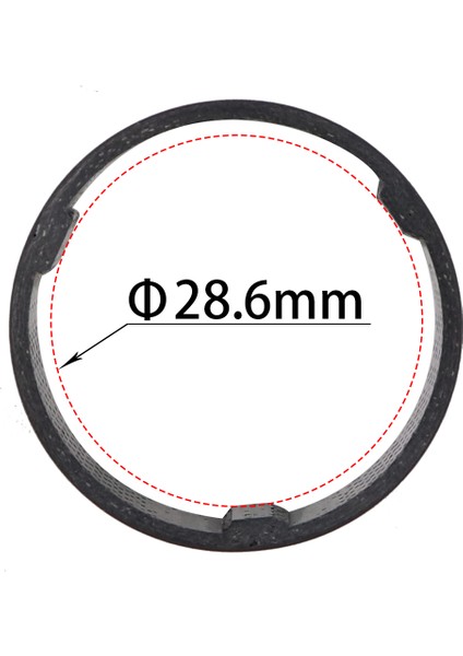 Karbon Fiber Bisiklet Spacer Başlıklı Bisiklet Parçaları Bisiklet Direksiyon Başlık Spacer Süper Hafif 15G (Yurt Dışından) fiyatları