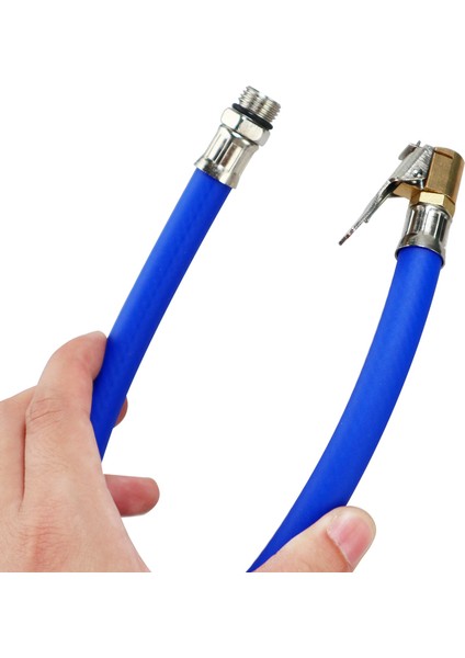 Siyah Stil Bisiklet Hava Kauçuk Hortum Bakır Kilit Klip Chuck Lastik Inflator Mavi Kendinden Kilitli Chuck Hava Kompresörü Lastik Hortumu Için Bisikletler (Yurt Dışından) fırsatları