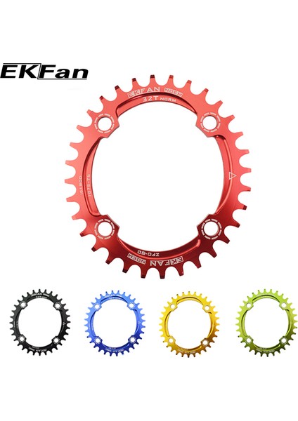 Oval 32T Mavi Stil Ekfan Mtb Bisiklet Oval 104BCD Zincir Tekerleği Ultrahafif T6 Bisiklet Bisiklet Pedal Levhası (Yurt Dışından) fiyatları