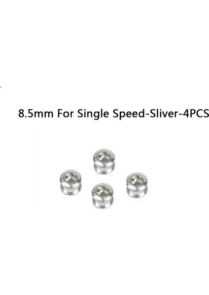 8.5mmspd-Sliver-4pcs Stili Litepro Mtb Bisiklet Zincir Tornavida Çiftüçlü Hız Dgle Zincir Tekerleği Vidaları Altıngümüşmormavikırmızısiyahyeşil (Yurt Dışından)