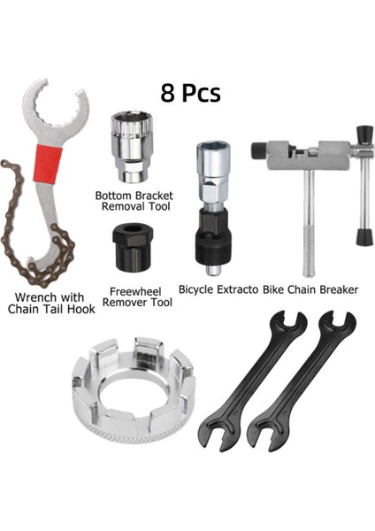 A Plus2 Stili Ayarla Bisiklet Tamir Aracı Kiti Uzaklaştırma Zincir Kırıcı Çıkartıcı Kesici Kolu Sökücü Anahtar Mtb Yol Bisikleti Bakım Seti (Yurt Dışından)
