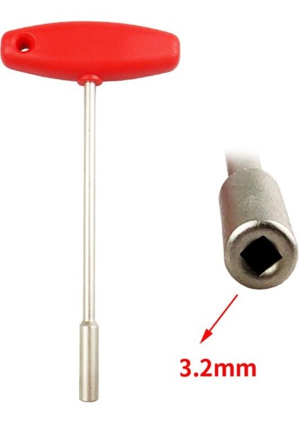 3,2 mm Stili Bisiklet Saklı Konuşlu Anahtar Dayanıklı Çelik Mtb Dağ Bisikleti T Şekilli Kılıf Içinde Konuş Aracı Bisiklet Onarımı (Yurt Dışından)