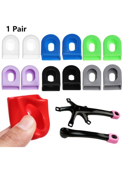 Gri Stil 1 Çift Silikon Bisiklet Krank Kollu Korumalı Toz Geçirmez Krank Koruyucu Kılıf Jel Kılıf Bisiklet Aksesuarları (Yurt Dışından) fiyatları