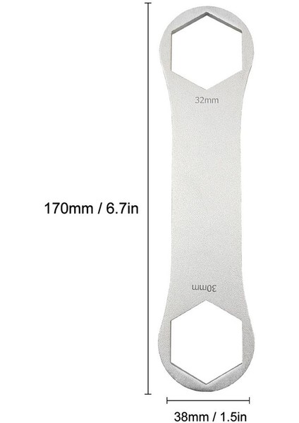 No.3 Tarzı Bisiklet Süspansiyon Çatal Anahtarı Aracı Kapağı Çıkarma ve Takma Anahtarı Kapağı Sökme Aracı Çoklu Boyut Ev Kullanımı Sökücü El Aracı (Yurt Dışından)