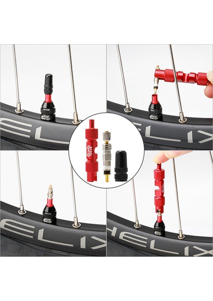 Type1 Presta Kırmızı Stili Muqzı Bisiklet Tüpüsüz Lastik Mühürleyici Enjektör Schrader Presta Valf Çekirdek Çıkarma Aracı Mtb Seti Için No Tubes Mühürleyici Şırınga (Yurt Dışından) indirimleri