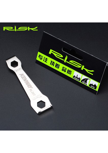 1 Parça Tarzı Risk Kenway RL207 Bisiklet Zincir Halkası Somun Cıvata Anahtarı Çıkarma Aracı - Mtb Yol Bisikleti Zincir Halkası Peg Anahtarı (Yurt Dışından)