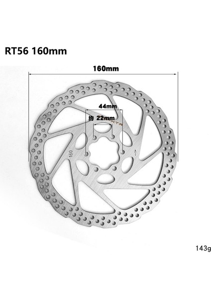 1 Adet RT56 160MM Model Ztto Bisiklet Fren D Inç Disk Fren Bisiklet Rotor Disk G3HS1RT56 Rotor Mtb Disk Parçaları (Yurt Dışından)