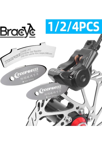 2 Adet Uzatmak Tarzı Mtb Disk Fren Balataları Ayarlama Aracı Bisiklet Montaj Yardımcısı Fren Balataları Paslanmaz Çelik Aracı Rotor Hizalama Bisiklet Tamir Kiti (Yurt Dışından)