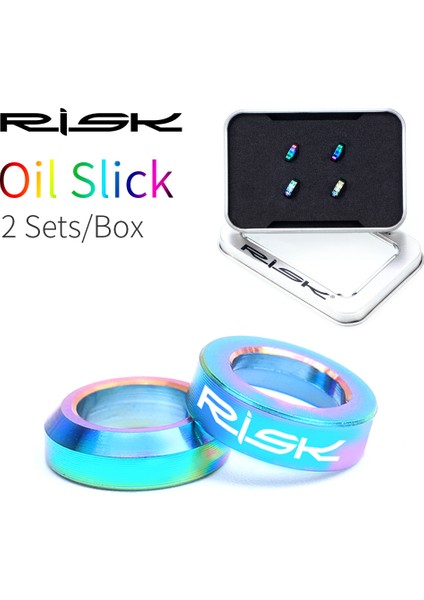 Yağlı Stil Risk Mtb Bisiklet Hidrolik Xt Disk Fren Kaliper Ayar M6 O Halka Contası Ti Cıvata Konkav ve Konveks Yıkayıcı Aralık (Yurt Dışından)