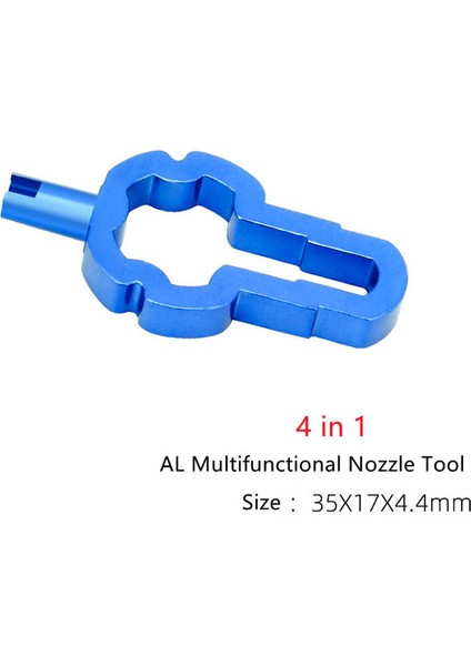 Toopre Alet Stili 1 Adet Bisiklet Schrader Valf Anahtarı Presta Valf Çekirdek Sökme Aracı Çok Fonksiyonlu Valf Çekirdek Çıkarma Presta (Yurt Dışından)