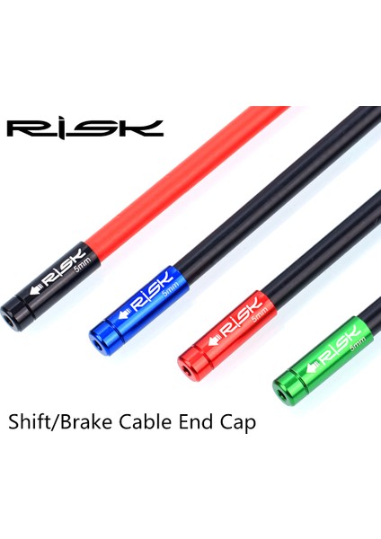 Shiftcable Cap Siyah Stil Risk Lotu Evrensel Mtb Yol Bisikleti Bisiklet Fren Vites Vites Kablosu Uç Kapağı Tel Ucu Gövde Ferrül Krimpleri (Yurt Dışından) indirimleri