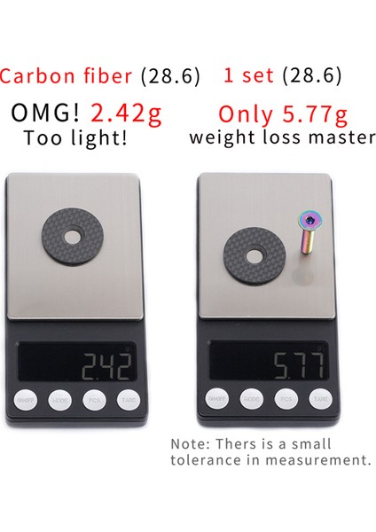 1 Takım - 31.8mm Tarzı Risk Yol Dağ Bisikleti Bisiklet Od2 Karbon Fiber Başlık Üstü Gövde Kapağı Direksiyon Çatalı Için Titanyum Civatalı Ile (Yurt Dışından) fırsatları