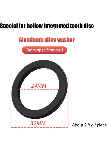 1 mm Tarzı Bir Parçalı Hohl Bisiklet Krank Takımı Yıkama Somunları Alüminyum Alaşım Bisiklet Krank Kapak Zincir Tekerlek Aralığı Ayarlayıcı Seti Bisiklet Tamir Araçları (Yurt Dışından) modelleri