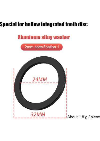 1 mm Tarzı Bir Parçalı Hohl Bisiklet Krank Takımı Yıkama Somunları Alüminyum Alaşım Bisiklet Krank Kapak Zincir Tekerlek Aralığı Ayarlayıcı Seti Bisiklet Tamir Araçları (Yurt Dışından) indirimleri