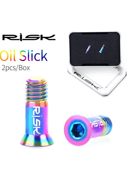 Yağ Kaygan Tarzı Risk Kutusu Yol Dağ Bisikleti Bisiklet M5 * Vites Arka Aktarıcı Kasnak Jockey Tekerlek Sabitleme Civataları Vidaları Titanyum Alaşım (Yurt Dışından)