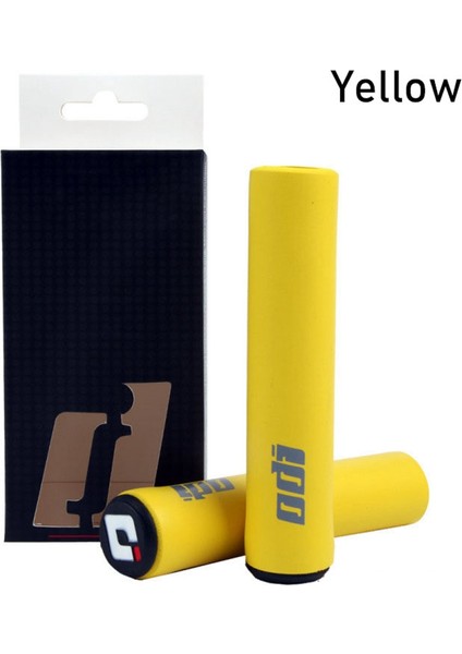 2-Sarı Stil 1 Çift Bisiklet Yumuşak Silikon Sap Kavrama Mtb Ultra Hafif Kaymaz Çıkarılabilir Plastik Uç Tapaları Bisiklet Direksiyon Sapları (Yurt Dışından)