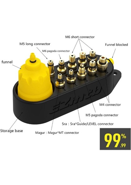 Evrensel Bisiklet Hidrolik Disk Fren Mineral Yağı Kiti Bisiklet Onarım Aracı (Yurt Dışından)